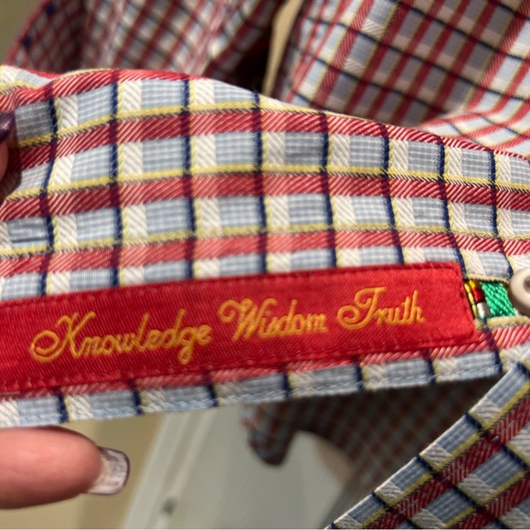 Robert Graham Mens Shirt Button Up Long Sleeve Multi Plaid Cotton Size XL. - Picture 3 of 10